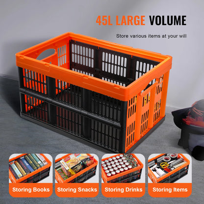 Folding Bins with Handles
