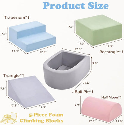 Soft Foam Climbing Blocks