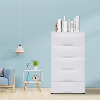White Plastic Storage Dressers