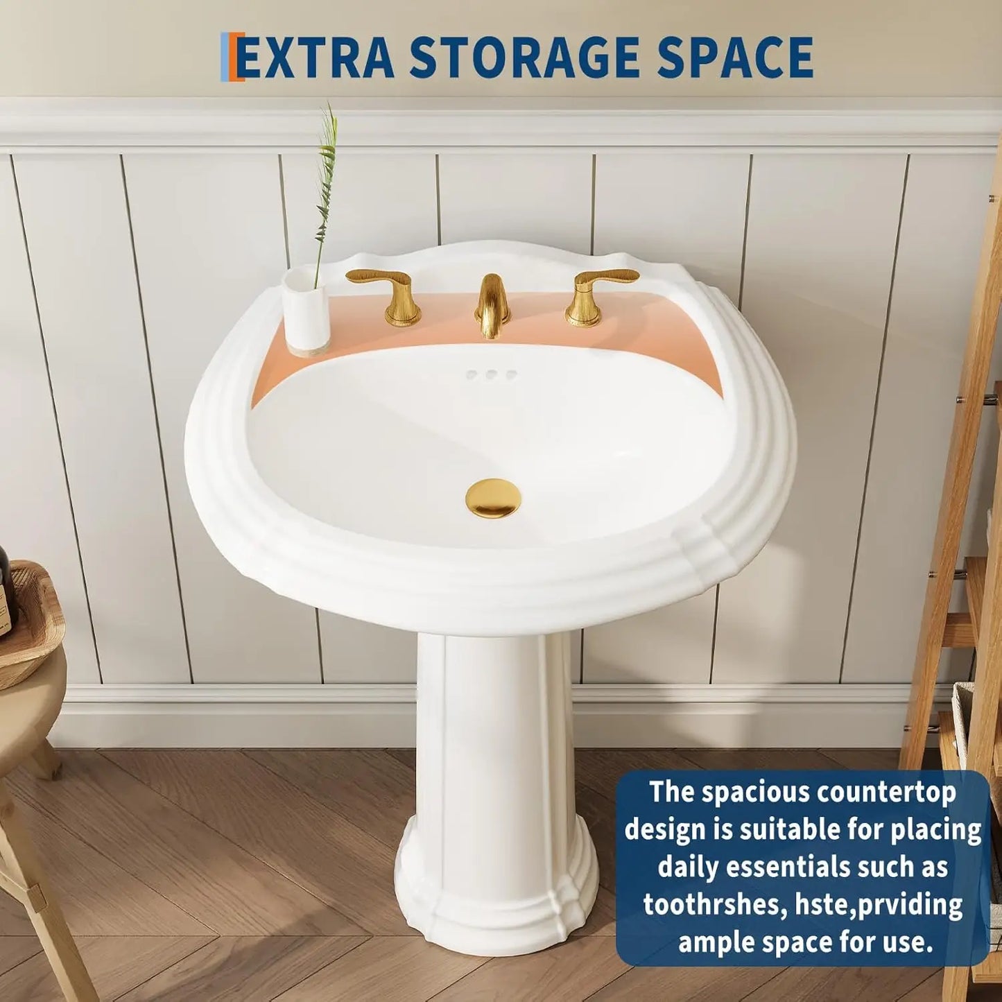 Ceramic Pedestal Sink