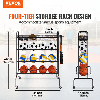 Sports Equipment Storage Organizer