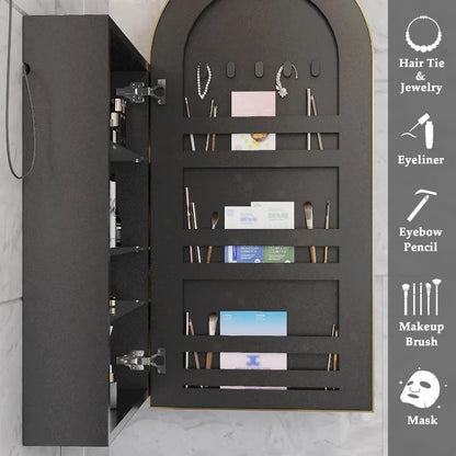 Arched Medicine Cabinet  Bathroom Medicine Cabinet with Mirror with