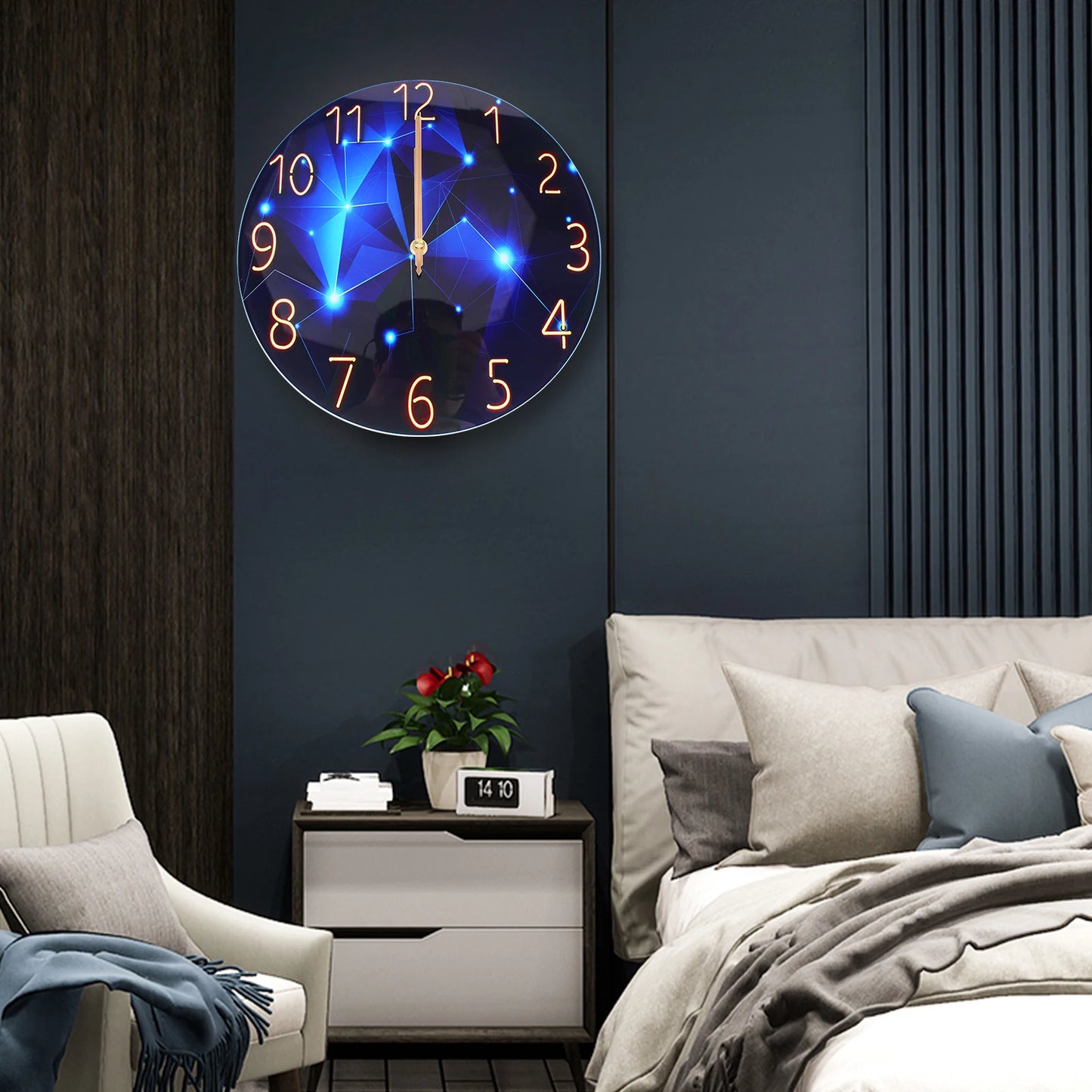 Diamond Large Wall Clock