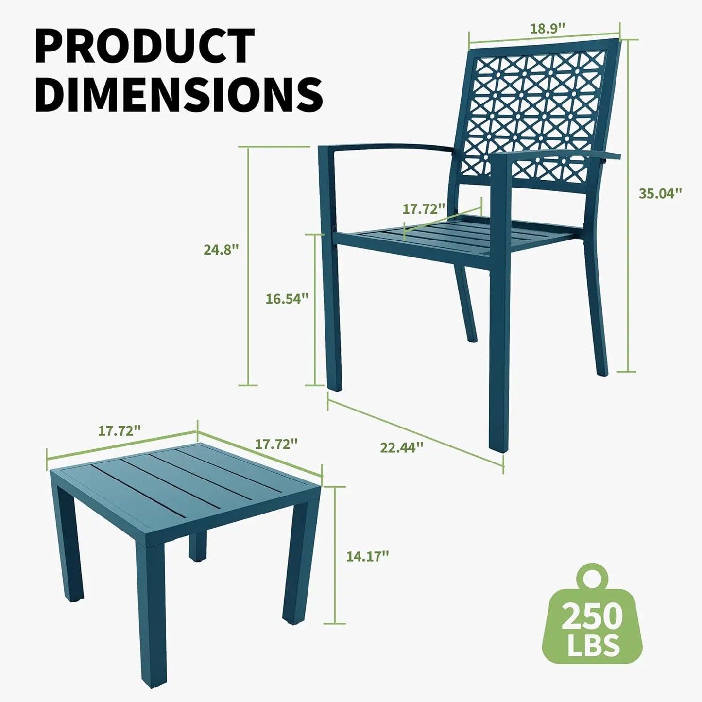 Bistro Table and Chairs Set