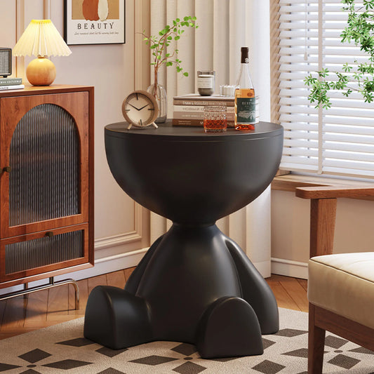 Round Matte Finish Side Table