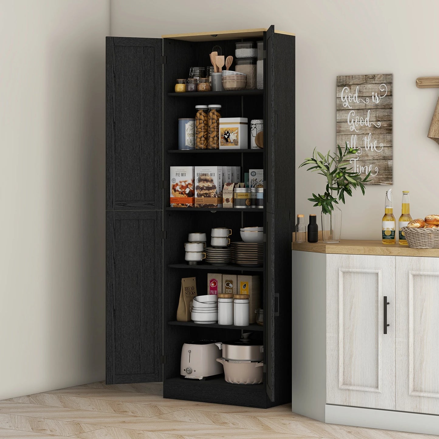 67" Kitchen Pantry