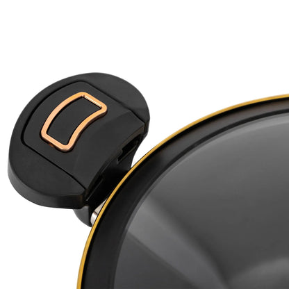 8.45Qt Black Non-Stick Micro Pressure Cooker