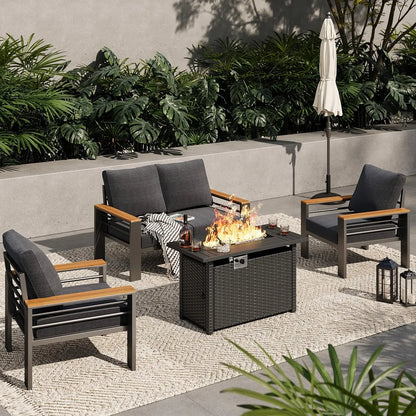 Outdoor Sectional with Coffee Table