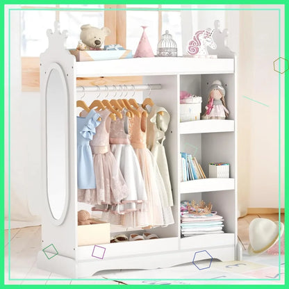 Kids Wardrobe with Mirror